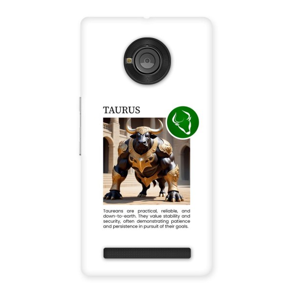 Towering Taurus Back Case for Yuphoria