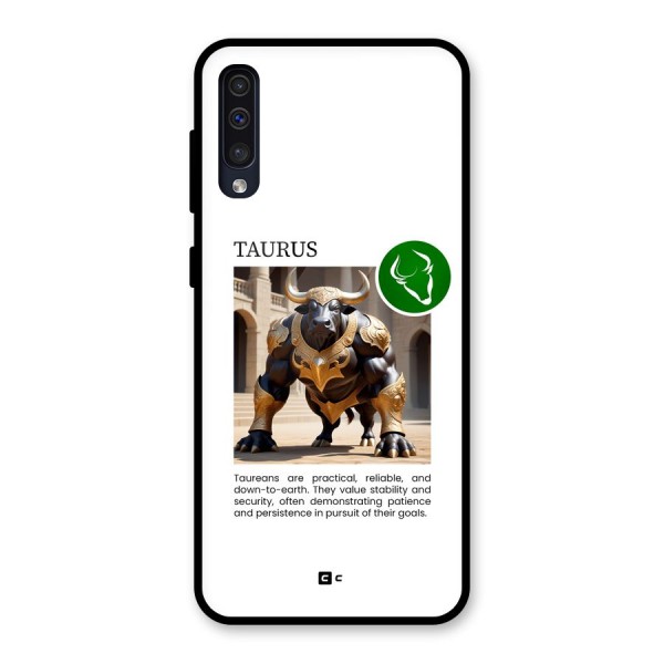 Towering Taurus Glass Back Case for Galaxy A50