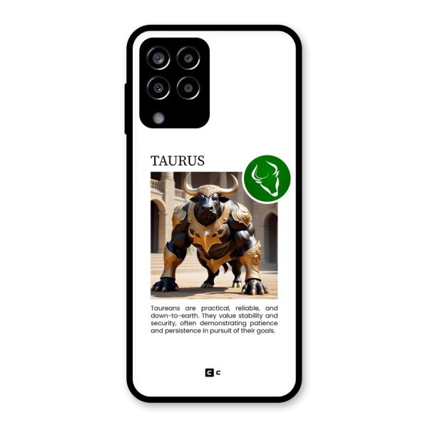 Towering Taurus Glass Back Case for Galaxy M33