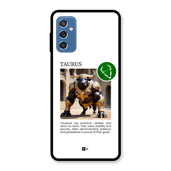 Towering Taurus Glass Back Case for Galaxy M52 5G