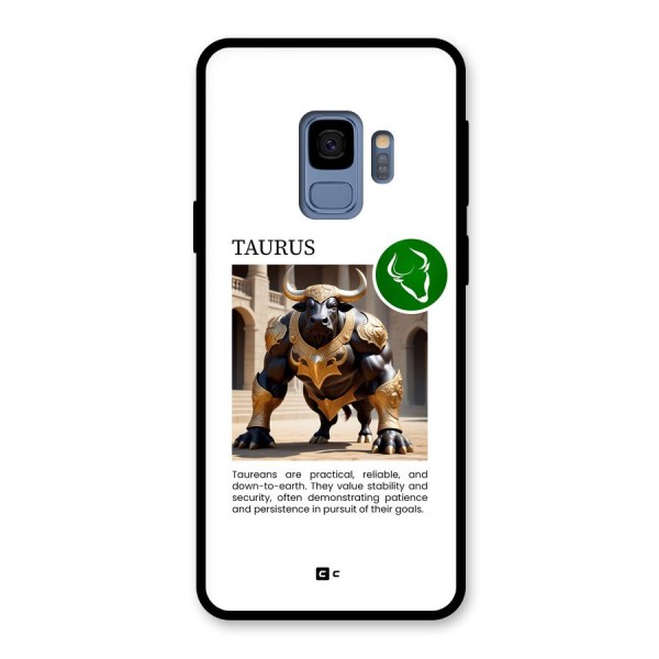 Towering Taurus Glass Back Case for Galaxy S9