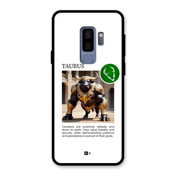 Towering Taurus Glass Back Case for Galaxy S9 Plus