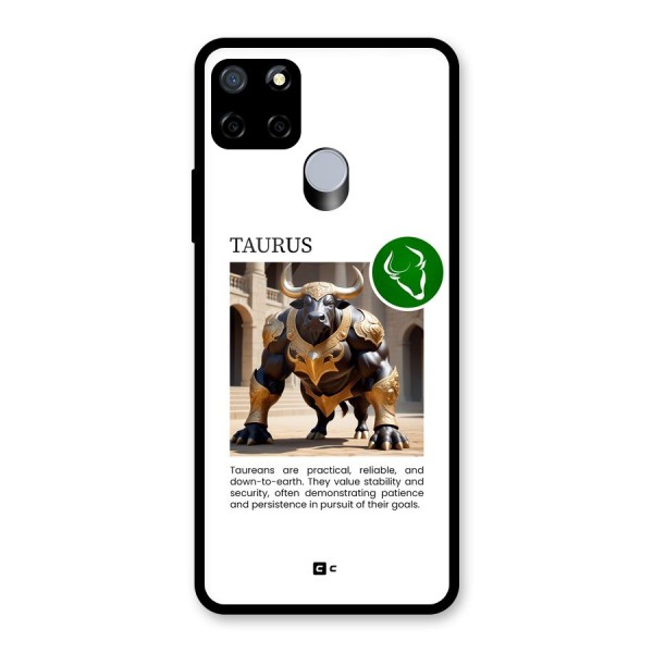 Towering Taurus Glass Back Case for Realme Narzo 20