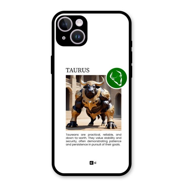 Towering Taurus Glass Back Case for iPhone 14 Plus