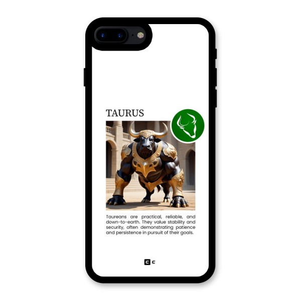 Towering Taurus Glass Back Case for iPhone 7 Plus