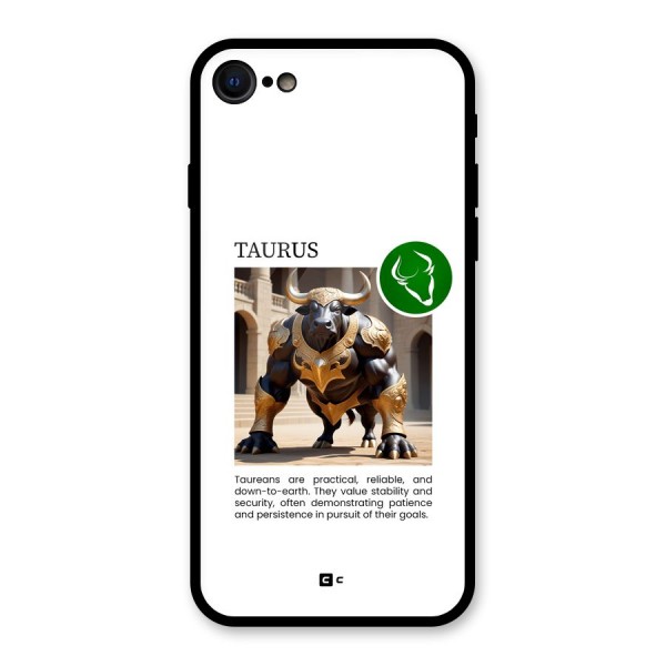 Towering Taurus Glass Back Case for iPhone 8