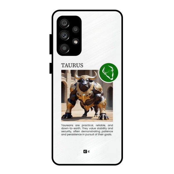 Towering Taurus Metal Back Case for Galaxy A73 5G