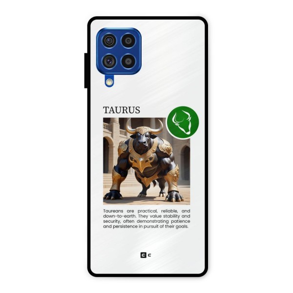 Towering Taurus Metal Back Case for Galaxy F62