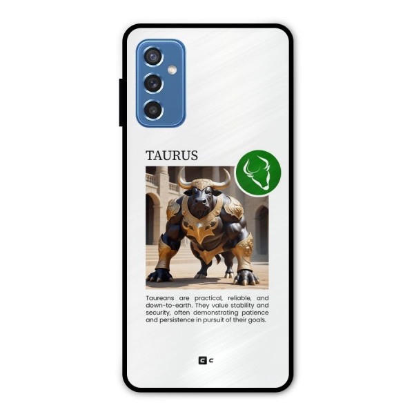 Towering Taurus Metal Back Case for Galaxy M52 5G