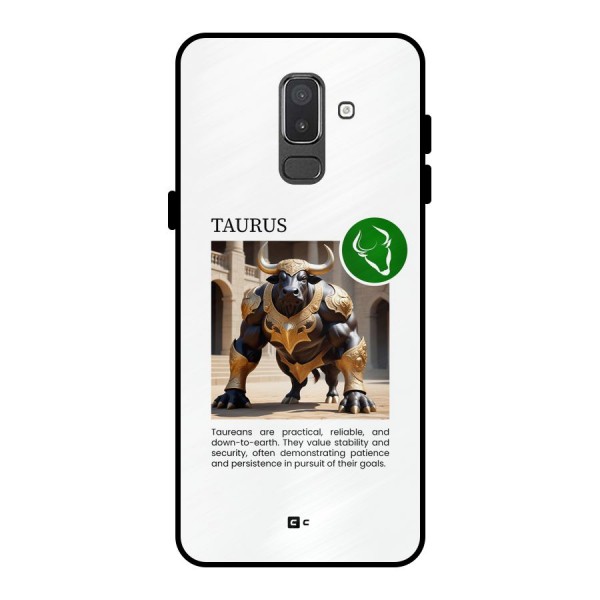 Towering Taurus Metal Back Case for Galaxy On8 (2018)