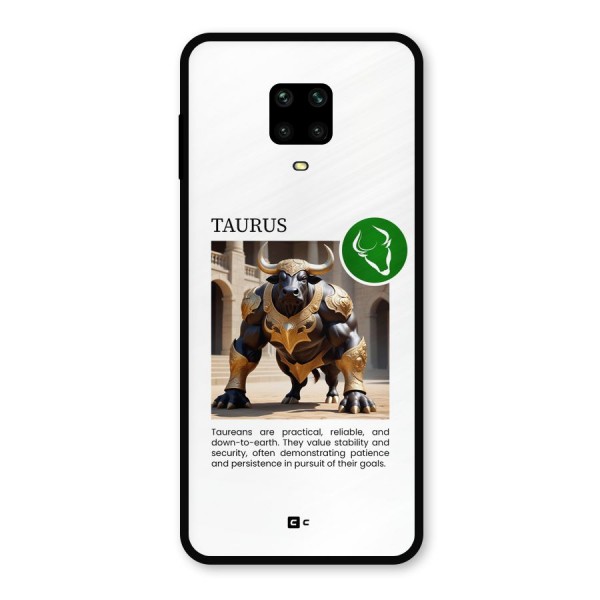 Towering Taurus Metal Back Case for Poco M2