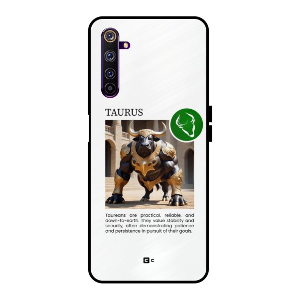 Towering Taurus Metal Back Case for Realme 6 Pro