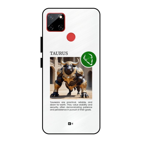 Towering Taurus Metal Back Case for Realme C12