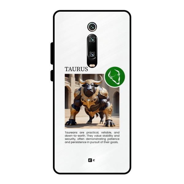 Towering Taurus Metal Back Case for Redmi K20 Pro