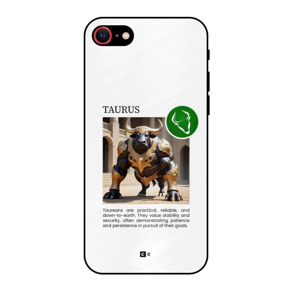 Towering Taurus Metal Back Case for iPhone 7