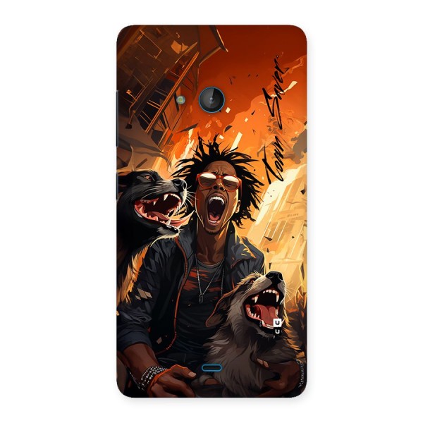 Town Saver Dogs Back Case for Lumia 540