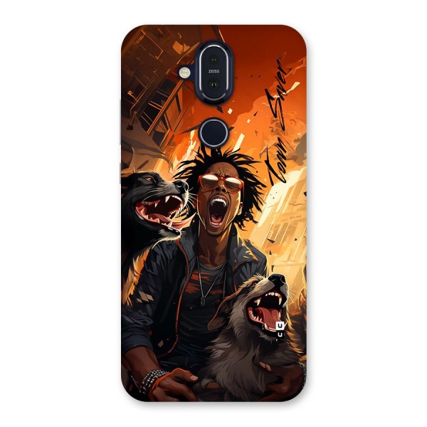 Town Saver Dogs Back Case for Nokia 8.1