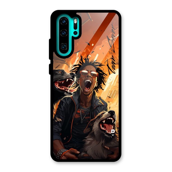 Town Saver Dogs Glass Back Case for Huawei P30 Pro