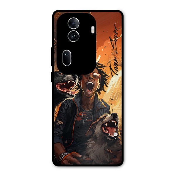 Town Saver Dogs Metal Back Case for Oppo Reno11 Pro 5G