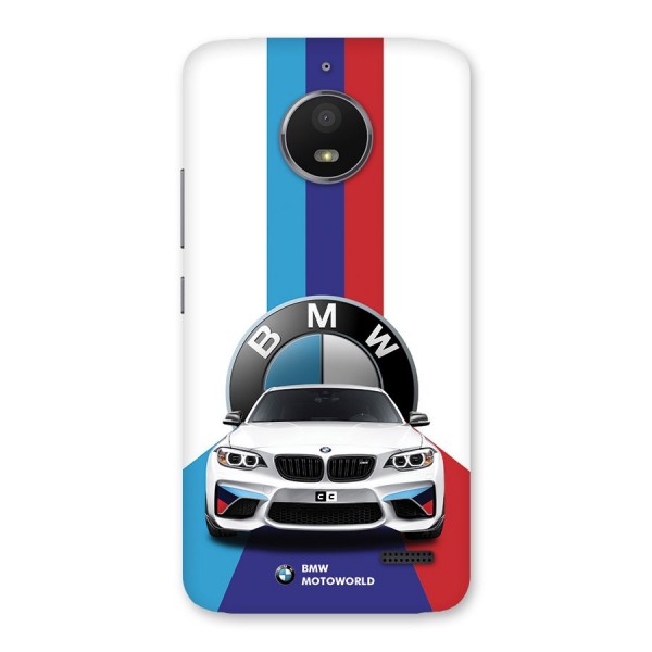 Track Supercar Back Case for Moto E4