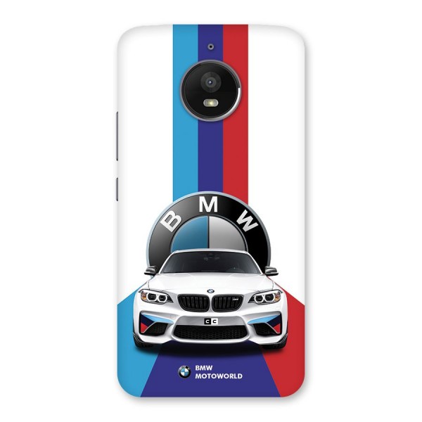 Track Supercar Back Case for Moto E4 Plus