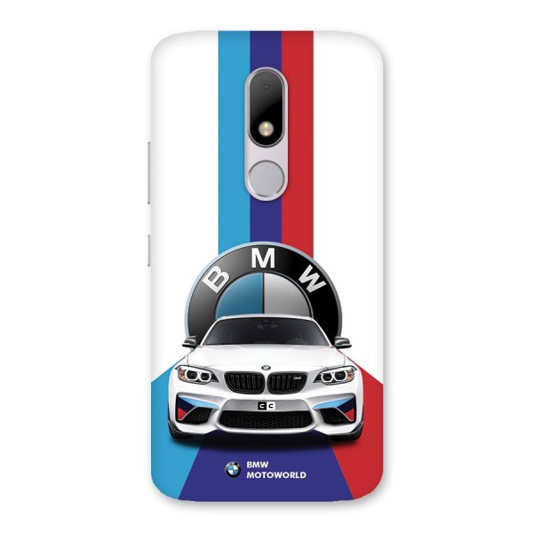 Track Supercar Back Case for Moto M