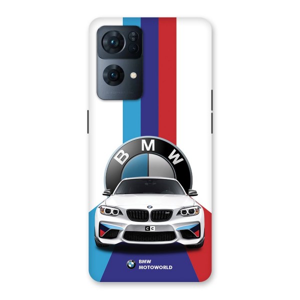 Track Supercar Back Case for Oppo Reno7 Pro 5G