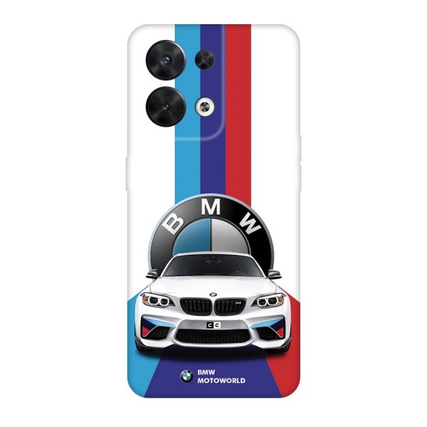 Track Supercar Back Case for Oppo Reno8 5G