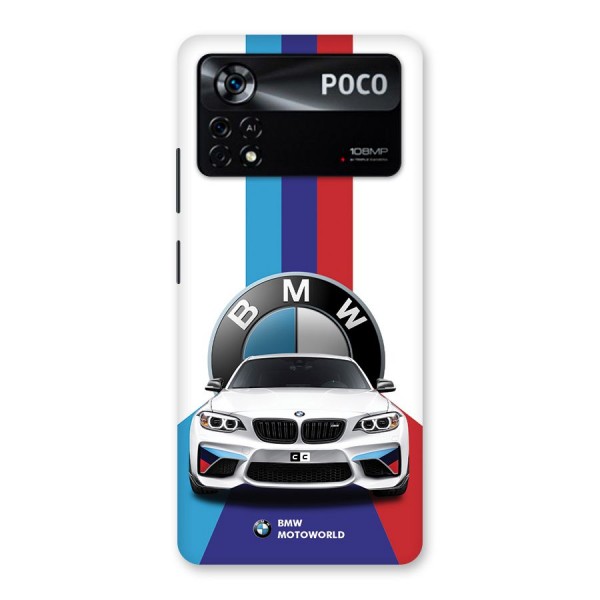 Track Supercar Back Case for Poco X4 Pro 5G