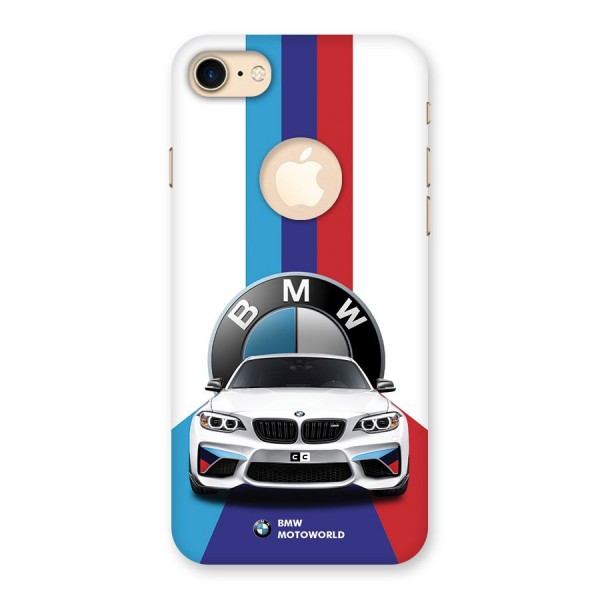 Track Supercar Back Case for iPhone 8 Logo Cut