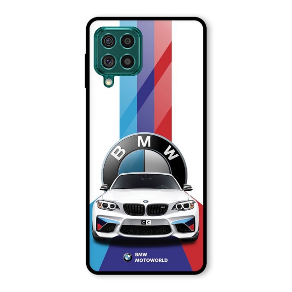 Track Supercar Glass Back Case for Galaxy F62