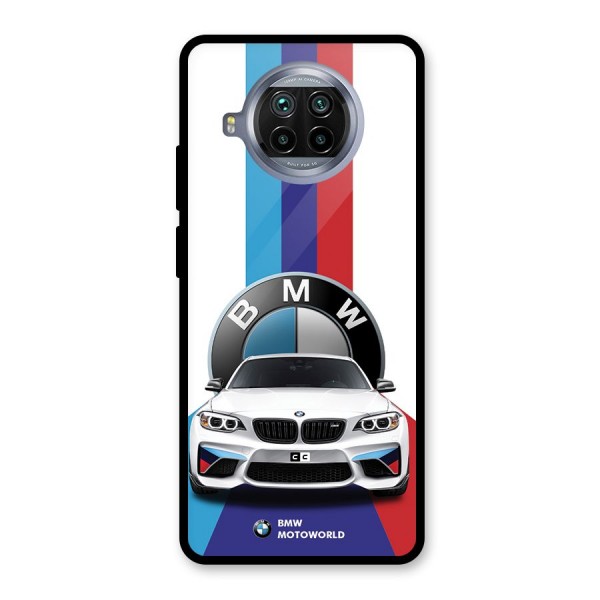 Track Supercar Glass Back Case for Mi 10i