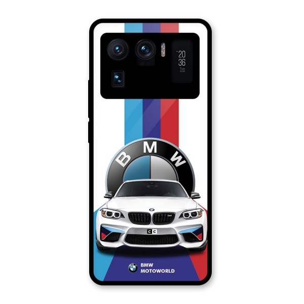 Track Supercar Glass Back Case for Mi 11 Ultra