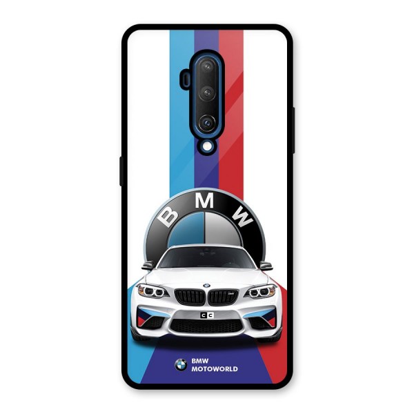 Track Supercar Glass Back Case for OnePlus 7T Pro