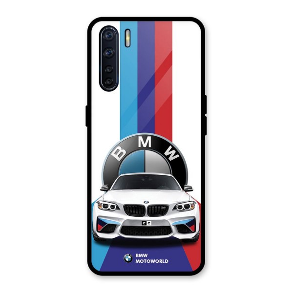 Track Supercar Glass Back Case for Oppo F15