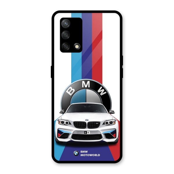 Track Supercar Glass Back Case for Oppo F19