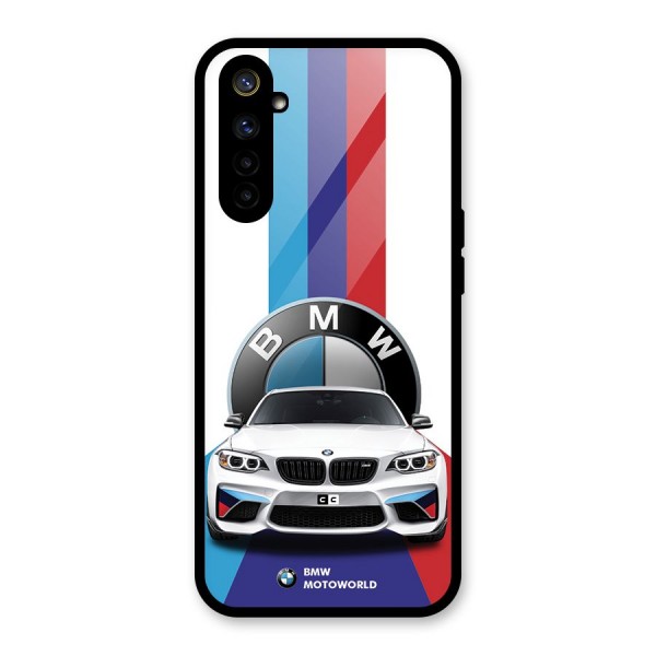 Track Supercar Glass Back Case for Realme 6