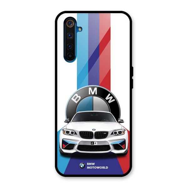 Track Supercar Glass Back Case for Realme 6 Pro