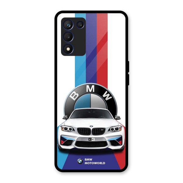 Track Supercar Glass Back Case for Realme 9 5G Speed