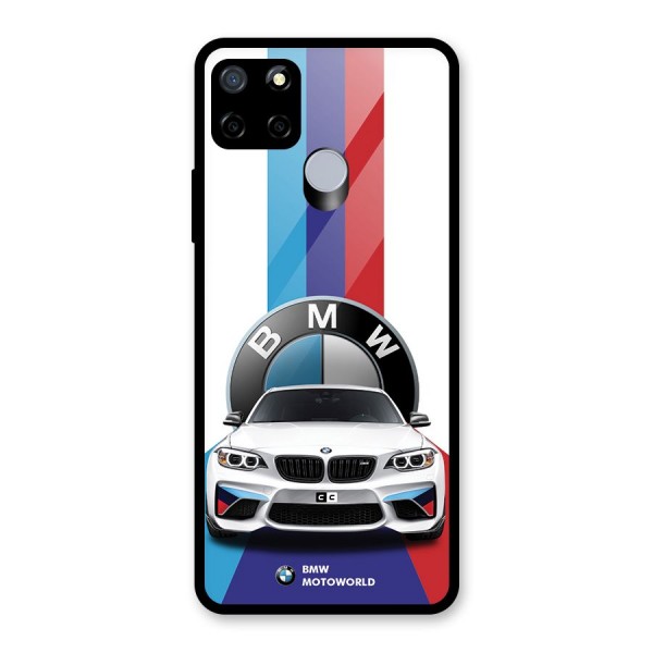 Track Supercar Glass Back Case for Realme C15