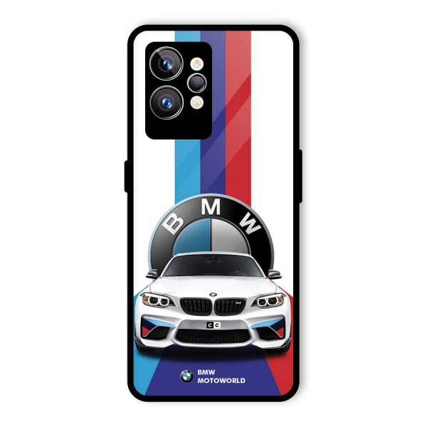 Track Supercar Glass Back Case for Realme GT2 Pro