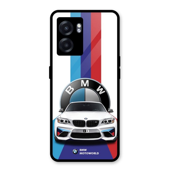 Track Supercar Glass Back Case for Realme Narzo 50 5G