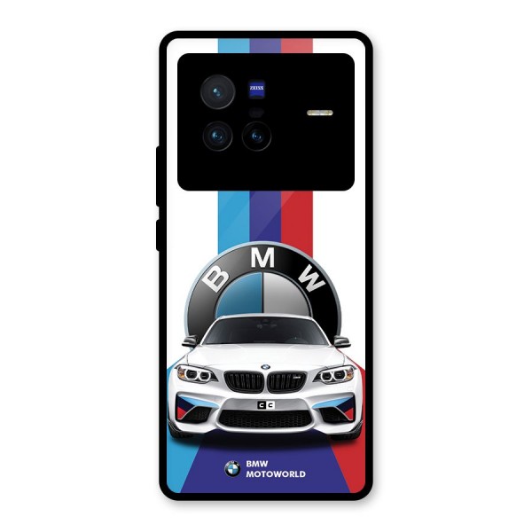 Track Supercar Glass Back Case for Vivo X80