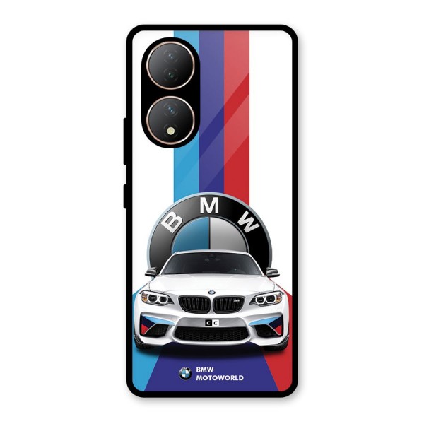 Track Supercar Glass Back Case for Vivo Y100