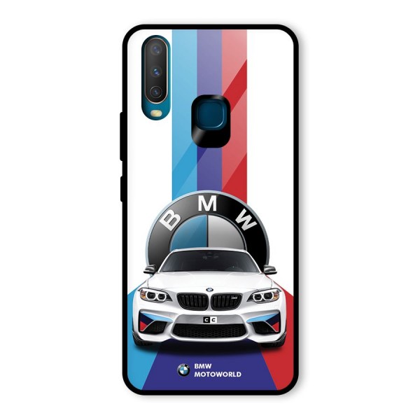 Track Supercar Glass Back Case for Vivo Y12