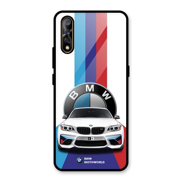 Track Supercar Glass Back Case for Vivo Z1x