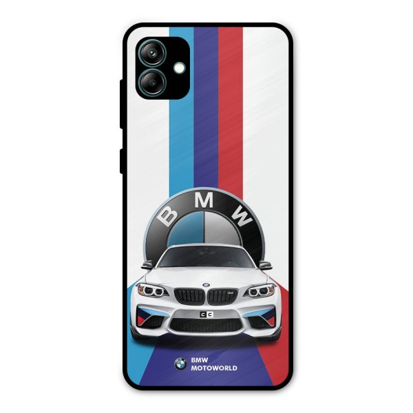 Track Supercar Metal Back Case for Galaxy A04