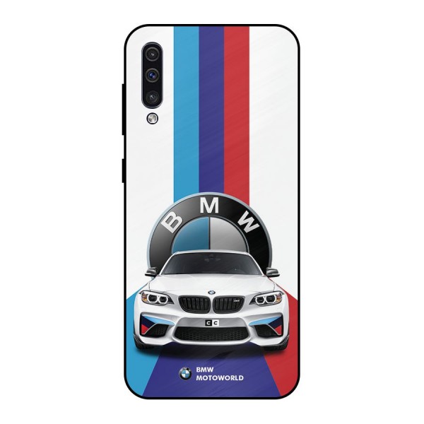 Track Supercar Metal Back Case for Galaxy A50