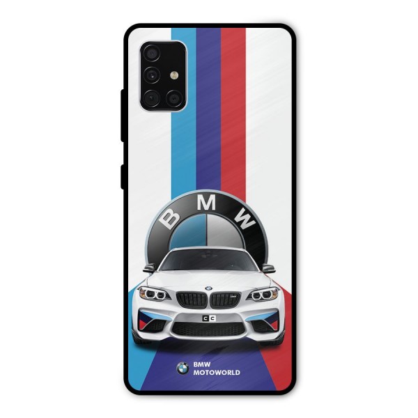 Track Supercar Metal Back Case for Galaxy A51