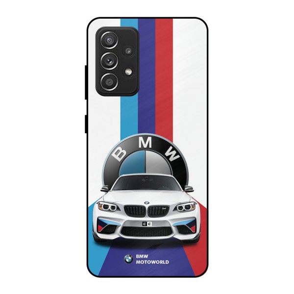 Track Supercar Metal Back Case for Galaxy A52